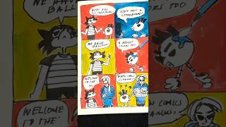 Sketchbook Royal Talens Comic Strip Welcome to the 90s royaltalens 90s goldenartistcolors [upl. by Griff]