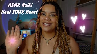 ❤️ Powerful Emotional Healing ❤️ ASMR Reiki for the Heart Chakra with hand movements [upl. by Leaffar]