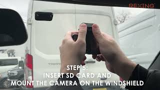 HOW TO INSTALL THE REXING V55 DASH CAM  DASH CAM INSTALLATION TUTORIAL [upl. by Doley]