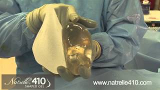 Dr Allen Gabriel demonstrates benefits of new Natrelle 410 breast implants [upl. by Lucania]