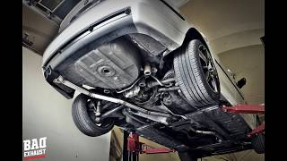 BMW e46 330d  Baq Exhaust  Straightpiped exhaust system [upl. by Margetts73]