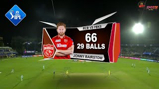 RCB vs PBKS JONNY BAIRSTOW 66 RUNS 27 BALLS HIGHLIGHTS 2022  BANGALORE vs PUNJAB HIGHLIGHTS [upl. by Chaworth400]