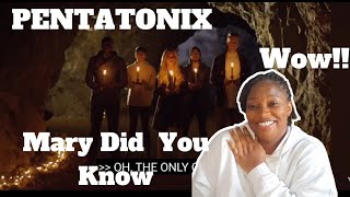 PENTATONIX Mary Did You Know REACTION  First Time Hearing  Christmas Song [upl. by Onaled]