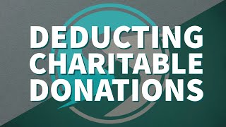 Are Charitable Donations Tax Deductible [upl. by Mehsah]