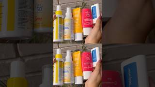 Which sunscreen to use when and where sunscreen skincare youtubeshorts [upl. by Amarette]