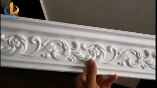 Polystyrene Cornice Waterproof Test Interior decoration materials Waterproof EPS Cornice [upl. by Thor105]