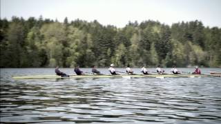 Watch Canadas mens eight crew give their everything [upl. by Eanom]