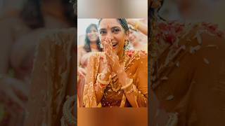 💖 Sobhita Dhulipala Mangala Snanam Pics 🌟 PreWedding Glow with Naga Chaitanya  Trending Now 📸 [upl. by Jovi]