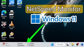 Cara Install Netspeed Monitor di Windows 11 [upl. by Gnehp]