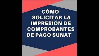 📗Formulario virtual 816  solicitud de impresión de comprobantes físico sunat [upl. by Gilba]