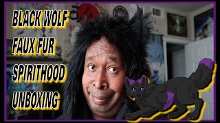 BLACK WOLF FAUX FUR SPIRITHOOD UNBOXING [upl. by Rebmac816]