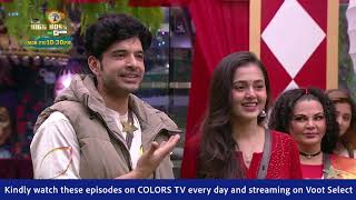 Bigg Boss 15 Promo Karan learns Marathi to speak with Tejasswis family [upl. by Chryste]