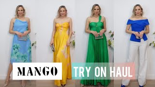 LOOKS ELEGANTES  Looks para eventos👗  HAUL MANGO  AlinaJechiu [upl. by Pozzy813]