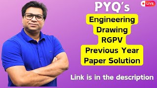 Engineering Graphics PYQs  RGPY  Session7  link of the paper is in the description [upl. by Boleslaw337]