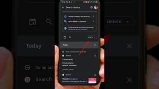 😱 Google Search History Delete Kaise Kare 2024  viralvideo shorts trending shortsfeed short [upl. by Karlens828]
