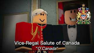 Bloxburg Canada ViceRegal Salute Le Salut ViceRoyal [upl. by Ettennej]