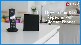 How to Register RTX 4022 Repeater with Gigaset Phones [upl. by Loesceke]