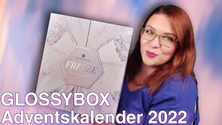 Super  GLOSSYBOX Adventskalender 2022  Unboxing  Verlosung  Unboxbutterfly Nicole [upl. by Schaeffer488]