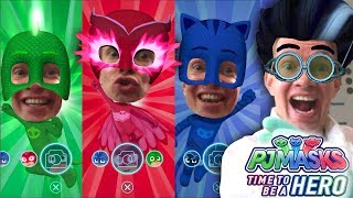 PJ Masks iPad Transform into Gekko Owlette Catboy Disney Junior [upl. by Gnilyarg]