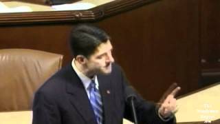 Paul Ryan BEGS Congress to Pass TARP  PATHETIC [upl. by Attenev]