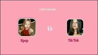 ⋆°Kpop Vs Tik Tok song⋆°Part01 [upl. by Radbourne]