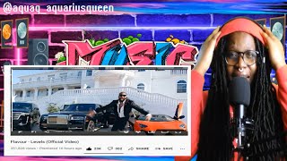 Flavour  Levels MUSIC VIDEO REACTION [upl. by Labotsirhc367]