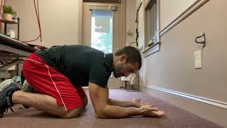 Serratus anterior muscle quotbreathingquot exercise [upl. by Adiel]