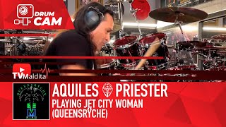 TVMaldita Presents Aquiles Priester playing Jet City Woman  Queensryche [upl. by Aihsital]