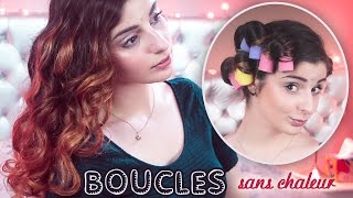 Boucles sans chaleur naturellement ❤ Tuto coiffure avec Kihou [upl. by Draillih]