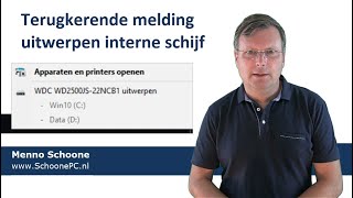 Terugkerende melding uitwerpen interne schijf met Windows [upl. by Giefer]