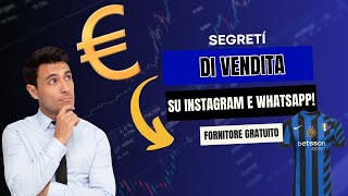 COME PROMUOVERE E VENDERE MAGLIE DI CALCIO SU INSTAGRAM E WHATSAPP STRATEGIE SEMPLICI ED EFFICACI [upl. by Nannette]