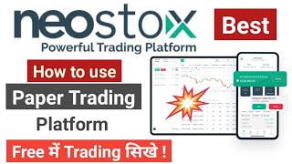 How to use Neostox  Neostox Virtual trading platform  Neostox kaise use kare  Neostox Tutorial [upl. by Trebmal]