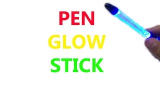 How To Make Pen Glow Stick DIY Homemade Glow Stick [upl. by Natica24]