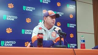 Dabo Swinneys Meets With Media as Clemson Begins Gator Bowl Prep [upl. by Sualkin340]