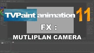 FX  Multiplane Camera using Library TVPaint Animation 11 tutorial [upl. by Antonella286]