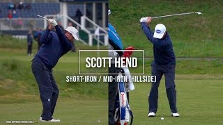 Scott Hend golf swing short amp midIron  Betfred British Masters Hillside May 2019 [upl. by Erdnaek]