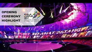 Malaysia  29th SEA Games KL 2017 Opening Ceremony  Highlight  HD [upl. by Georgianne]