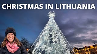 Vilnius Christmas Market CHRISTMAS IN LITHUANIA [upl. by Acitel]