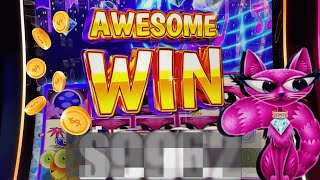 AWESOME WIN on Miss Kitty Slot Machine [upl. by Winwaloe]