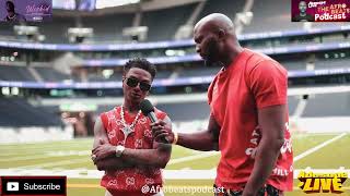 WIZKID Interview Live at the Tottenham stadium London July 29th  New Song amp Album quotBig Wiz quot 2023 [upl. by Eahsat]