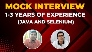 Automation Testing Mock Interview For 13 YOE Java  Selenium TestNG  Frameworks [upl. by Suiradel]