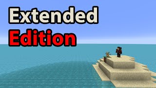 Can You Actually Beat Minecraft from an Island Extended Edition [upl. by Yauq]