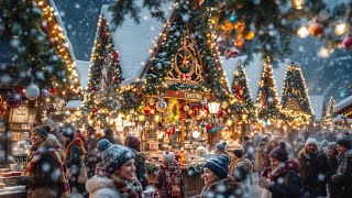 Heavy Snow Transforms Zurich Christmas Market on Opening Day 2024 into a Fairytale [upl. by Coffin]