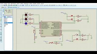 Comparador de dos numeros de 2 bits con habilitador  Atmega328p Proteus [upl. by Philbo141]