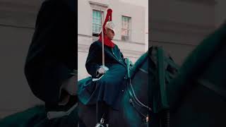 London  Royal Guards Horse Guards Queen’s Guards King’s Guards Buckingham Palace England UK [upl. by Brittney]