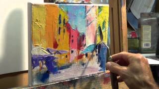 How to Oil Paint Tips tricks with the palette knife [upl. by Otto]