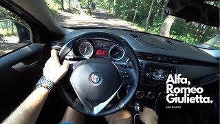 Alfa Romeo Giulietta 16 JTD 105 HP 4K  POV Test Drive 086 Joe Black [upl. by Enaamuj]