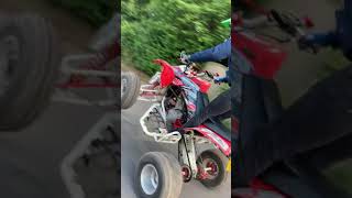 Quadzilla xlc 500 wheelie [upl. by Ellinnet]