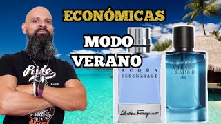 Fragancias Masculinas ECONÓMICAS para utilizar en este VERANO 2024 🏖 [upl. by Merl892]