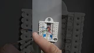 Traditional thermostat color code diy hvactech hvacmaintenance [upl. by Benildas]